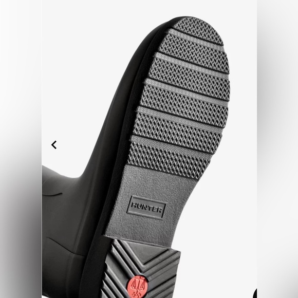 Hunter Women's original black Refined Tall waterproof Rain Boots size 11 new - Picture 4 of 5